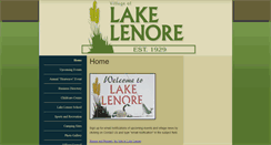 Desktop Screenshot of lakelenore.ca